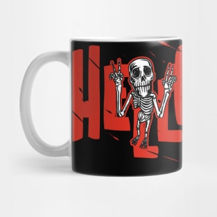 Funny Parody | Skeleton's Hello | For Men's wear Mug